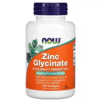 在飛比找蝦皮購物優惠-美國 Now健而婷 Zinc Glycinate甘胺酸鋅 3