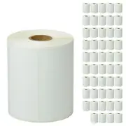 50 Rolls 4X2 Thermal Shipping 750/R Labels 4"X2" for Zebra Eltron Rollo LP 2844