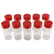 Skyway 4 OZ Plastic Seasoning Containers Spice Bottles Jars - Set of 10-BPA Free