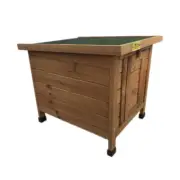 Small Chicken Coop Rabbit Hutch Ferret Cage Guinea Pig Cat Nesting Box