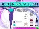 Natural Better Breasts Kit for Stretch Marks Sagging Breast Firming SPF 50 Set 3