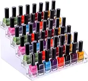 Jansburg Nail Polish Organizer 6 Layer Ink Rack Holder Table Stand Acrylic Polish Holder Clear Paint Bottles Holder Essential Oil Storage Display Stand on the Table or Desk