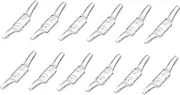 VINTORKY 12Pcs Blind Curtain Positioning Hooks for Roller and Vertical Blinds Lightweight and Sturdy Blinds Retainers for Easy Installation and Long Lasting Use