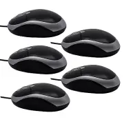 Chargio Corded Mouse, Ergonomic Mice, Wired USB Mouse for Computers and Laptops