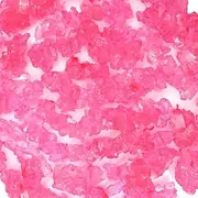 SweetGlob Old Fashioned Rock Candy Crystals on Strings (Pink Cherry, 2 Pound)