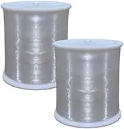 Clear Thread 435 Yards | Nylon String | Invisible Thread | Clear Fabric Thread | Ornament String | Bracelet | String Sewing Thread Clear Invisible | Transparent Thread Perfect Match