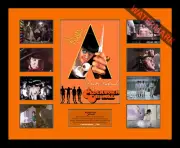A CLOCKWORK ORANGE STANLEY KUBRICK LIMITED EDITION SIGNED & FRAMED MEMORABILIA