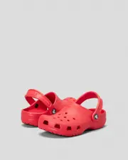 [Crocs] Crocs Girls' Kids' Classic Clogs Shoes in Varsity Red 0 Varsity Red