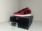 Nike Air Jordan 1 Low (GS) Gym Red/Black-White 553560-606 Sz 4Y = Women 5.5 NEW!