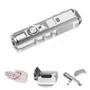A2 G4 USB-C LED Keychain Flashlight, 650 High Lumen Super Bright with EDC Poc...