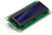 1602 LCD Display Module, 1602 LCD Screen Module with Adapter Board IIC/I2C/Interface Blue Screen 1602 Character Serial Blue Backlight LCD Module