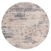 Siena Ultramodern Luxury Textured Round Rug - 286 Lt. Grey