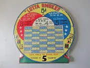 LOTTA SMOKES 5 Cents Punchboard UNUSED Tavern Memorabilia Lottery Games Sealed