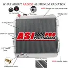 3Row Core Radiator Fits 1988-1995 Hilux LN85 LN86 2.8L Diesel MT P/Steer MT AU4