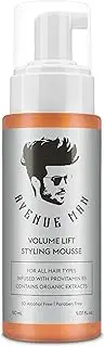 Avenue Man Volume Lift Styling Mousse (8.5 oz) - by Hair Products - Ultimate Volume & Control with Certified Organic Extracts for All Hair Types - Alcohol & Paraben Free - Made in the USA