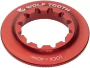 Wolf Tooth Centerlock Rotor Lockring - Internal Splined, Red