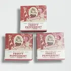 (3 Bars) Dr. Squatch FROSTY PEPPERMINT Limited Ed. Christmas Natural Soap | 5 oz