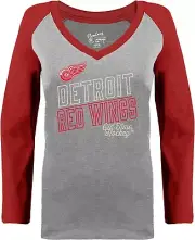 Old Time Hockey Women's Detroit Red Wing Long Sleeve Patricia T-Shirt