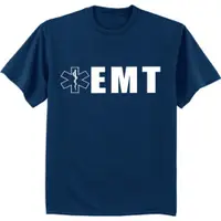 在飛比找蝦皮購物優惠-男式大尺碼 T 恤 EMT 男式救援禮物 emt T 恤