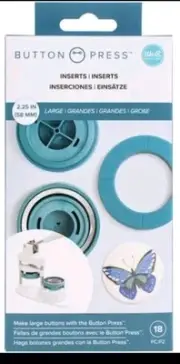 We R Memory Keepers Button Press Inserts-Large (58mm)