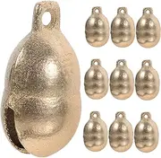 JOINPAYA Multi-function Pet Collar Bells 10 Pack Delicate Copper Bells for Dogs and Cats for Decor