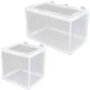 Breeder Box for Fish Tank Fish Incubator Mesh Box Juvenile Fish Separation