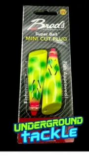 BRAD’S 2- Pack Super Bait 3” “Rotton Banana” Lures *RARE*