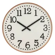 Amalfi Thomas Wall Clock White & Natural 60x5.5x60cm