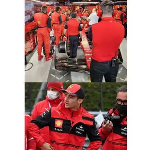 FERRARI 2023最新f1賽車服+法拉利車隊f1軟殼外套+秋冬長袖大衣