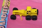 Vintage Yellow Tonka Toy Road Grader Construction Toy 1994 Die Cast Plastic