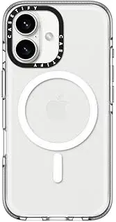 CASETiFY Clear iPhone 16 Case [Not Yellowing / 6.6 ft. 3X Military Grade Drop Protection/Compatible with Magsafe] - Clear