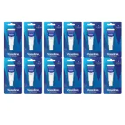 12 x Vaseline Lip Therapy Original Lip Balm