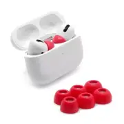 ADV Eartune Fidelity UF-A Memory-foam Ear Tips for AirPods Pro (Neon Red)