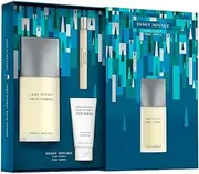 Leau Dissey by Issey Miyake for Men - 3 Pc Gift Set 4.2oz EDT Spray, 0.33oz EDT Spray, 1.6oz Shower Gel