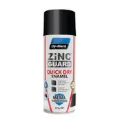 DYMARK 325g Aerosol Quick Dry Gloss Black Zinc Guard Paint Enamel 230932301