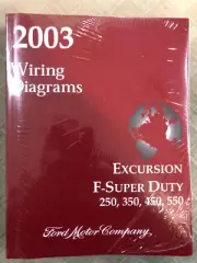 2003 Ford EXCURSION F-250 F350 F250 450 550 Wiring Electrical DIAGRAM Manual New