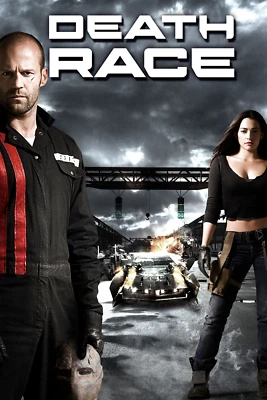 Death Race Movie Poster Jason Statham Natalie Martinez