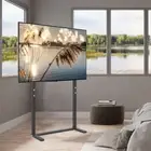 Adjustable TV Floor Stand with Mount for 32-100'' LCD LED Flat Curved Screen TVs