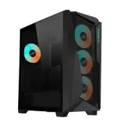 Gigabyte C301V2 RGB Tempered Glass E-ATX Black Mid Tower Gaming Chassis 2x3.5" 2x2.5" 2xUSB3.0 Detachable Dust Filter Liquid Coo