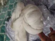 New 12 Oz MOHAIR Merino Wool ECRU AB-10005 Top Roving Spinning Feltin