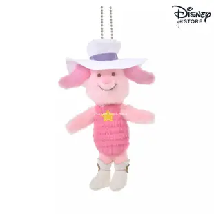 迪士尼【SAS 日本限定】迪士尼商店限定 Disney Store 維尼家族 小豬 Western 珠鏈吊飾 玩偶娃娃