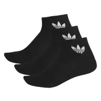 在飛比找PChome24h購物優惠-Adidas 襪子 Mid Ankle Socks 黑 白 