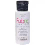 Folk Art Fabric Creations Soft Fabric Ink 59ml White