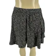 NEW American Eagle Medium Flare Mini Skirt Pull On Floral 8-32