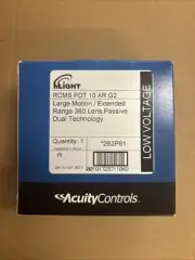 Large Motion/Extended Range 360 Lens, Passive Dual Technology RCMS PDT 10 AR G2