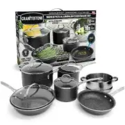 Granite Stone 10 Piece Nonstick Ultra Durable Complete Cookware and Utensil Set