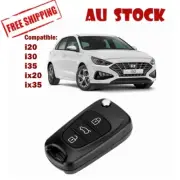 HYUNDAI car key shell Fob Case i20 i30 i35 ix20 Elantra Replacement remote Flip