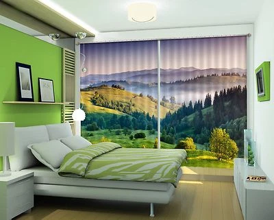 3D Field sky 36 Blockout Photo Curtain Printing Curtains Drapes Fabric Window AU