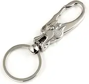 Maycom Chinese Dragon Pants Buckle Keychain Waist Belt Clip Hanging Loops Keyring Key Chain Ring Key Fob 84031