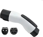 Compatible with Tesla charging station adapter EV adapter 32A 220V 7KW Type 2 to Type 1(Tesla to GBT)